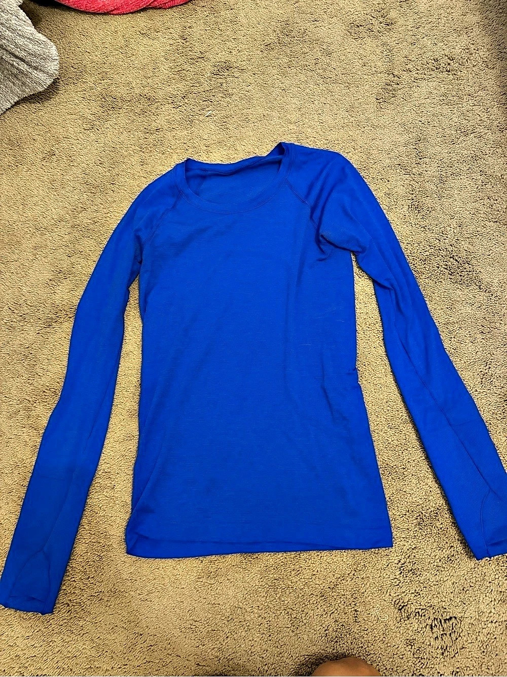 lululemon Swiftly Tech Long-Sleeve Shirt 2.0 Long Sleeve Athletic Top in Blue Si